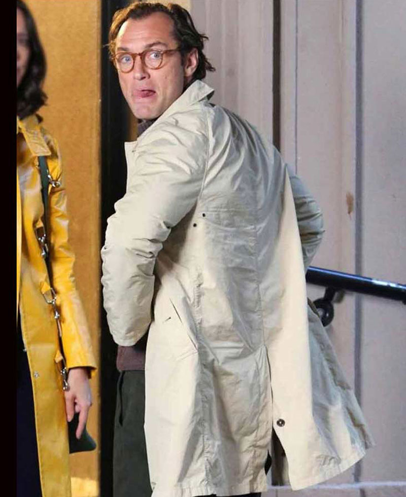 Jude Law A Rainy Day in New York Cotton Coat Jude Law A Rainy Day in New York Cotton Coat - Image 3