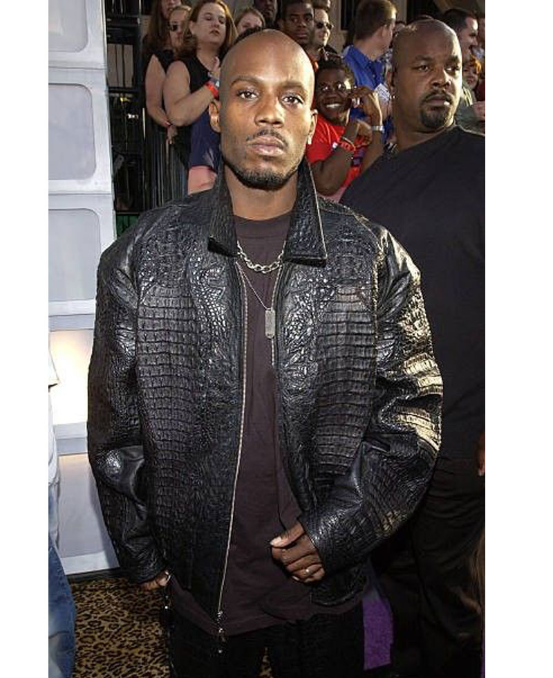 DMX Alligator Black Leather Jacket DMX Alligator Black Leather Jacket - Image 4
