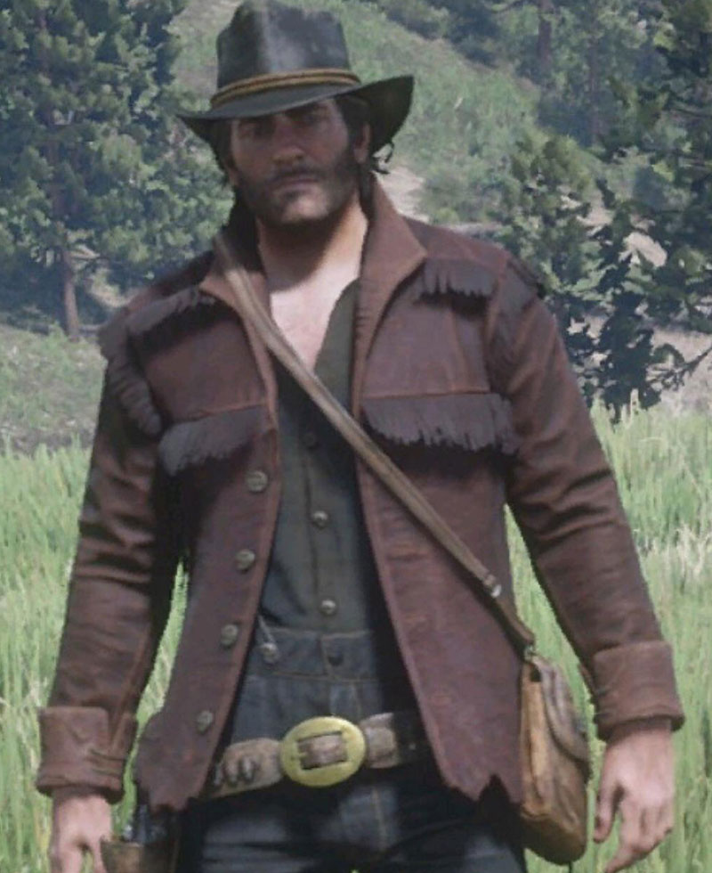 Red Dead Redemption 2 Arthur Morgan Fringe Leather Jacket arthur morgan jackets