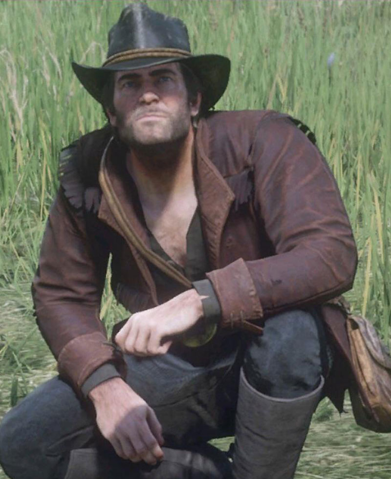 Red Dead Redemption 2 Arthur Morgan Fringe Leather Jacket fringe red jacket