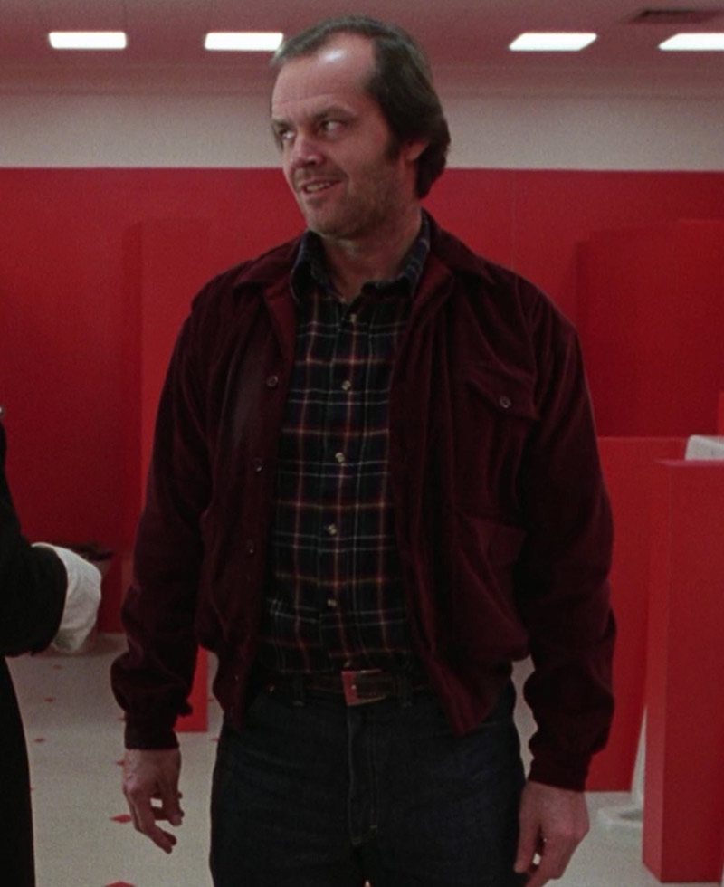 The Shining Jack Nicholson Red Corduroy Jacket the shining jack torrance red corduroy jacket