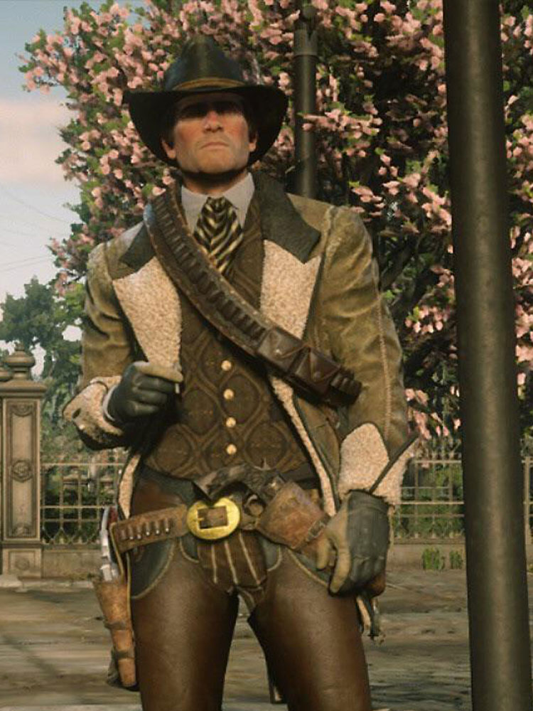 Red Dead Redemption 2 Cougar Cutaway Coat rdr2 cougar coat