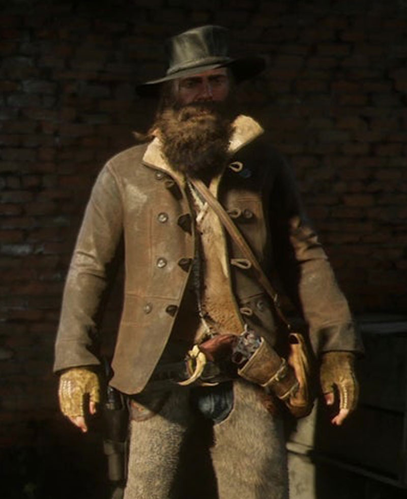 Red Dead Redemption 2 Scout Leather Jacket rdr2 scout jacket