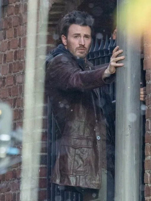Red One 2023 Chris Evans Brown Jacket Red One 2023 Chris Evans Brown Jacket - Image 3