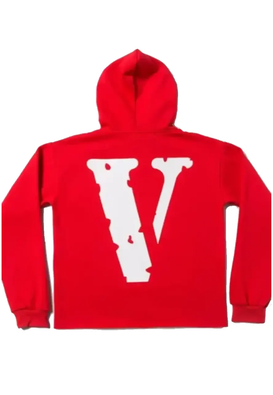 Red Vlone Hoodie Red Vlone Hoodie - Image 2