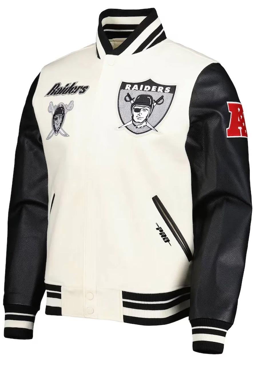 Retro Las Vegas Raiders Varsity Jacket Retro Las Vegas Raiders Varsity Jacket