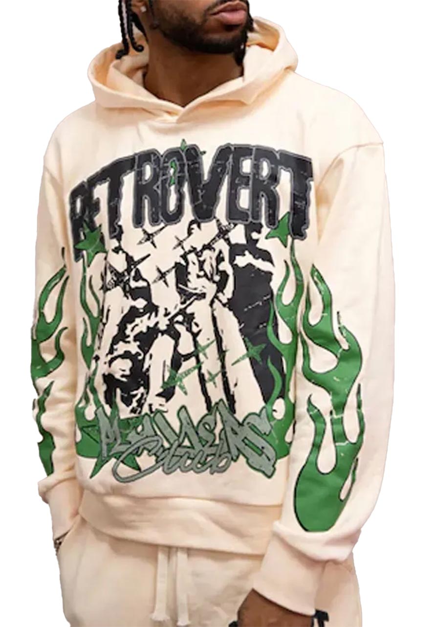 Retrovert Flame Hoodie Retrovert Flame Hoodie - Image 2