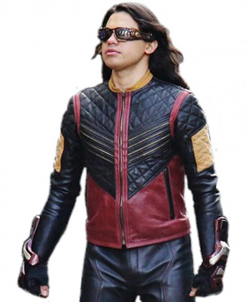 The Flash S03 Reverb Leather Jacket The Flash S03 Reverb Leather Jacket - Image 2
