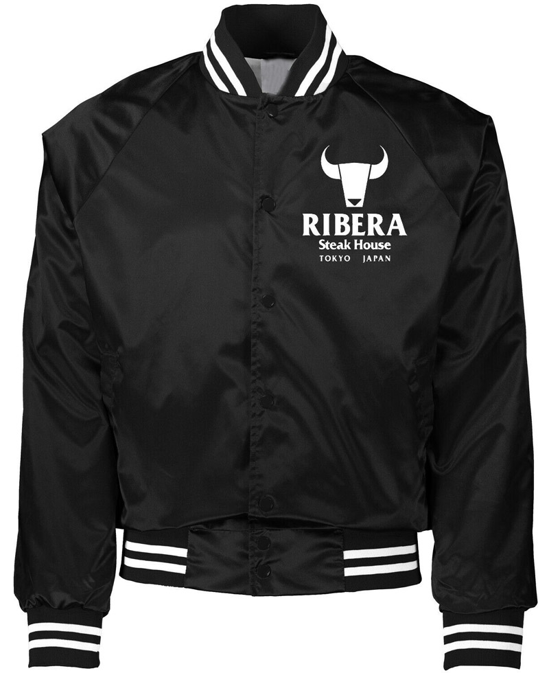 Ribera Wrestling Black Satin Jacket Ribera Wrestling Black Satin Jacket - Image 2