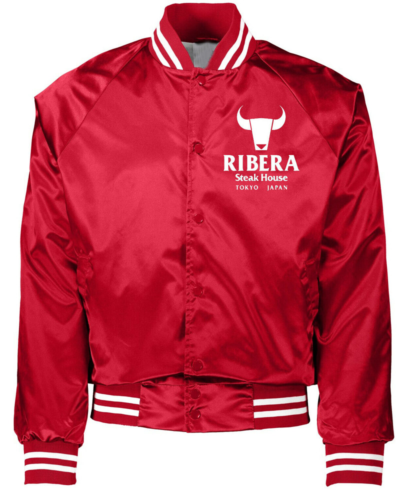 Ribera Wrestling Black Satin Jacket Ribera Wrestling Black Satin Jacket - Image 3