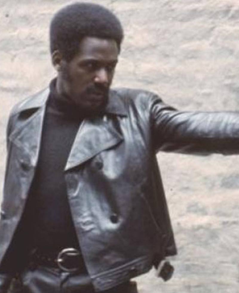 Richard Roundtree Shaft 1971 Movie Leather Jacket Richard Roundtree Shaft 1971 Movie Leather Jacket - Image 2