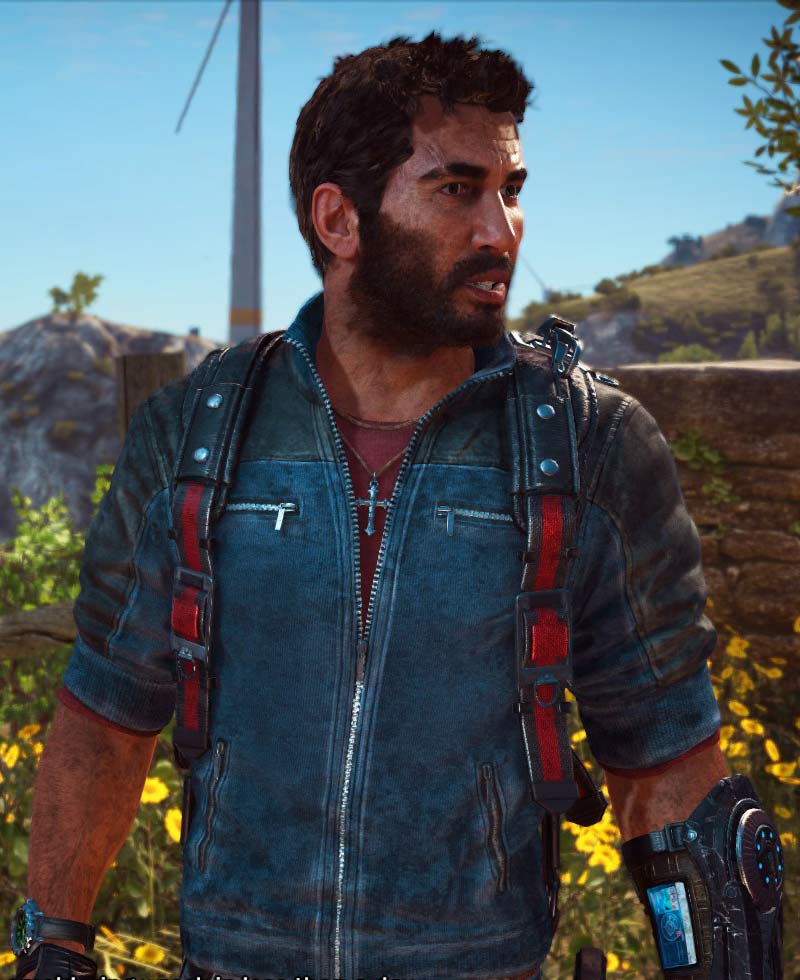 Just Cause 3 Rico Rodriguez Leather Jacket