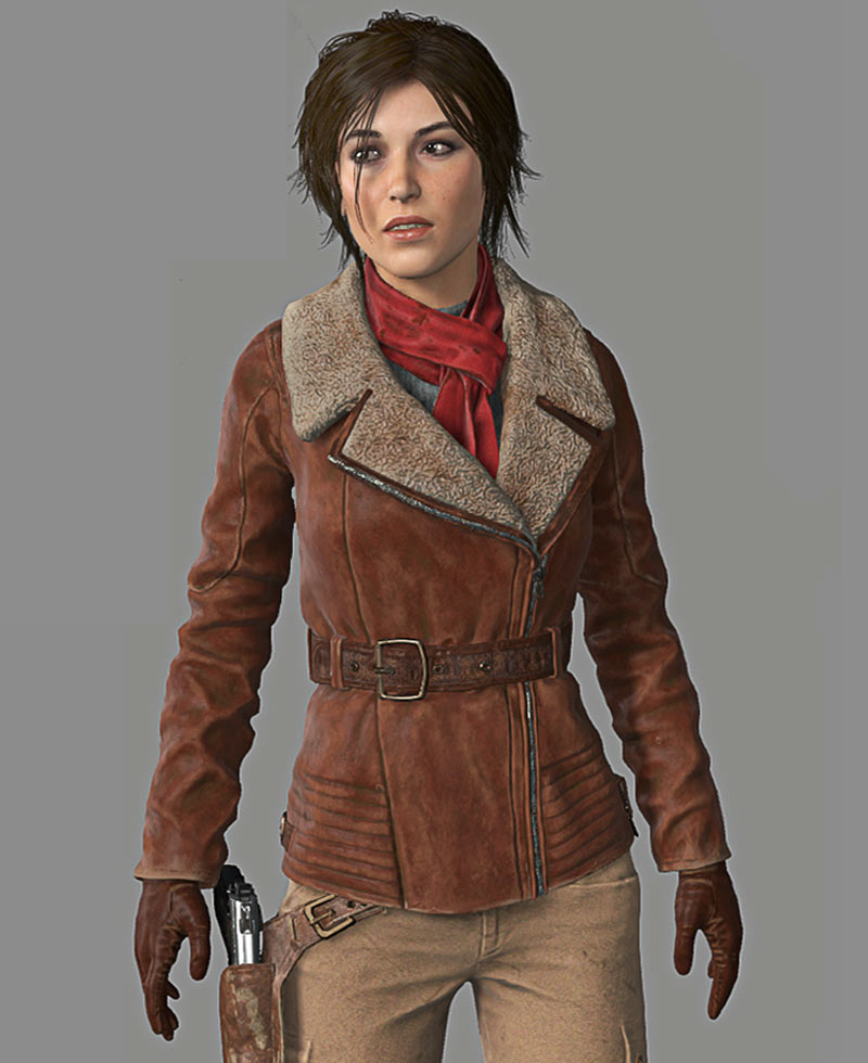 tomb raider shearling jacket