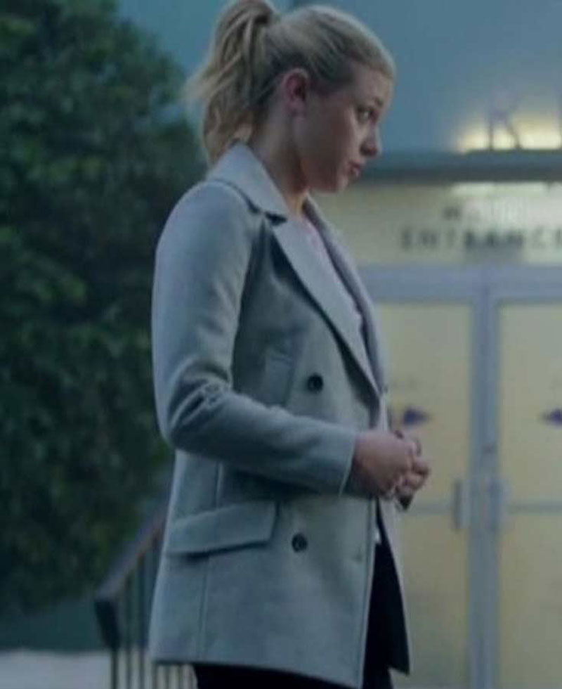 Riverdale S02 Lili Reinhart Wool Peacoat Riverdale S02 Lili Reinhart Wool Peacoat - Image 2