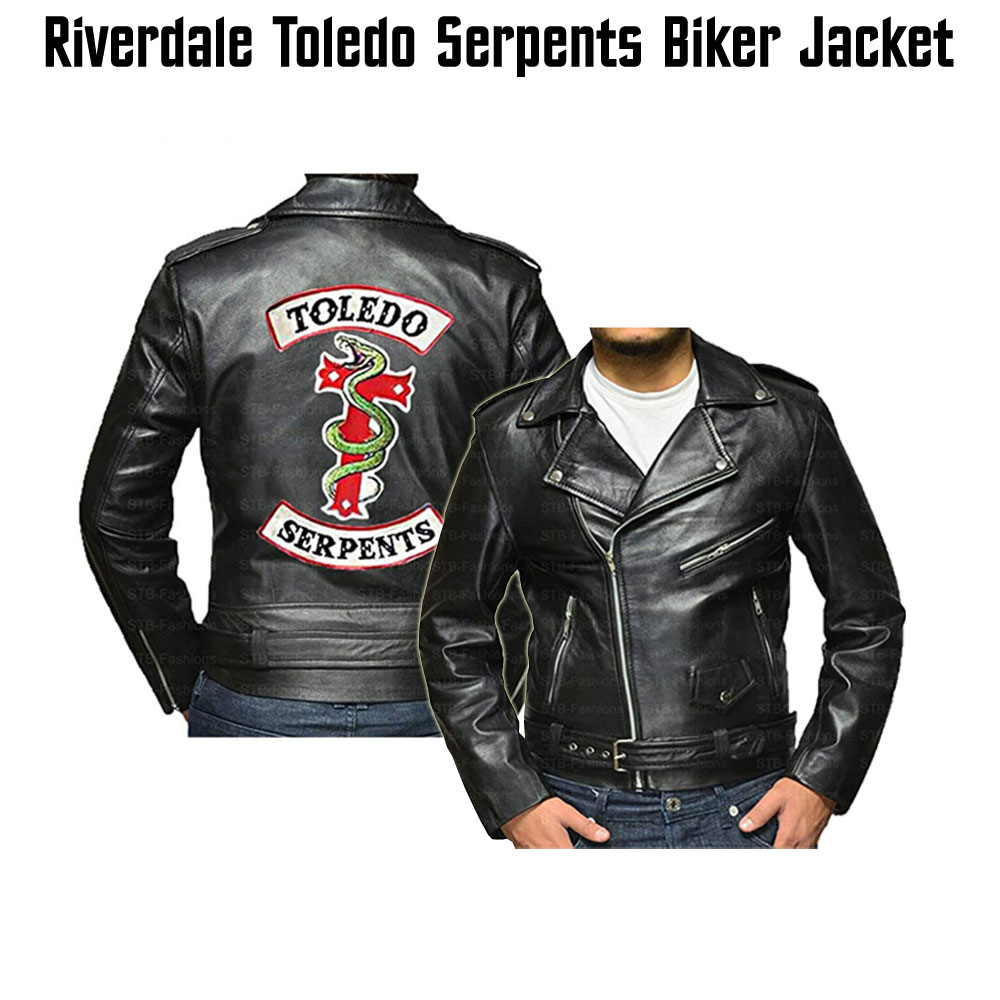 Toledo Serpents Riverdale Motorcycle Jacket Toledo Serpents Riverdale Motorcycle Jacket - Image 3