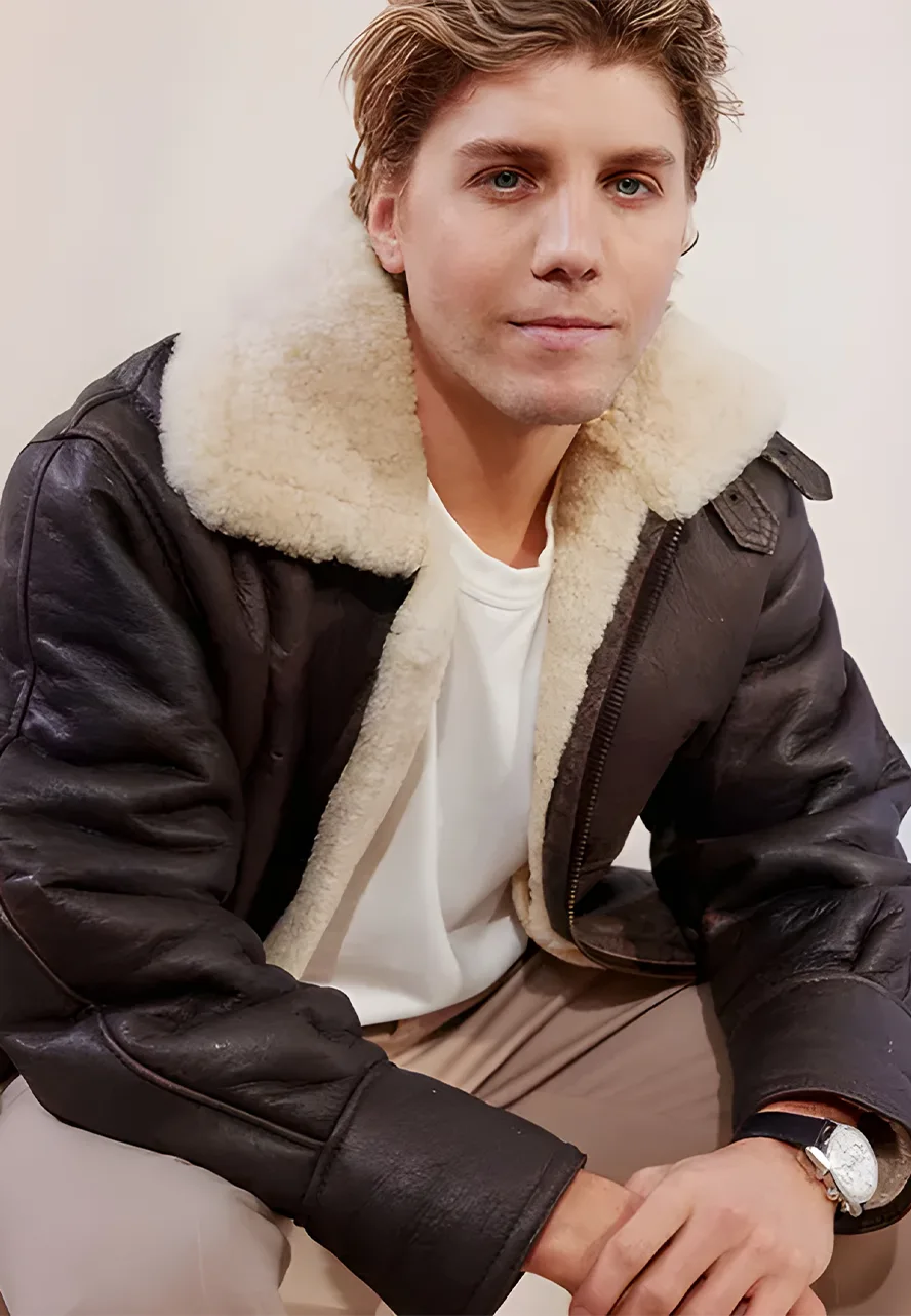 Road House 2024 Billy Shearling Leather Jacket Road House 2024 Billy Shearling Leather Jacket - Image 2