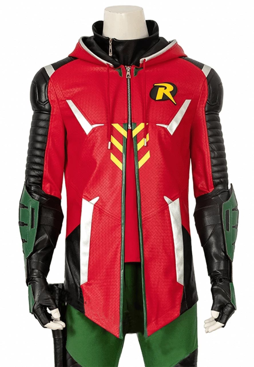 Robin Gotham Knights Leather Jacket Robin Gotham Knights Leather Jacket