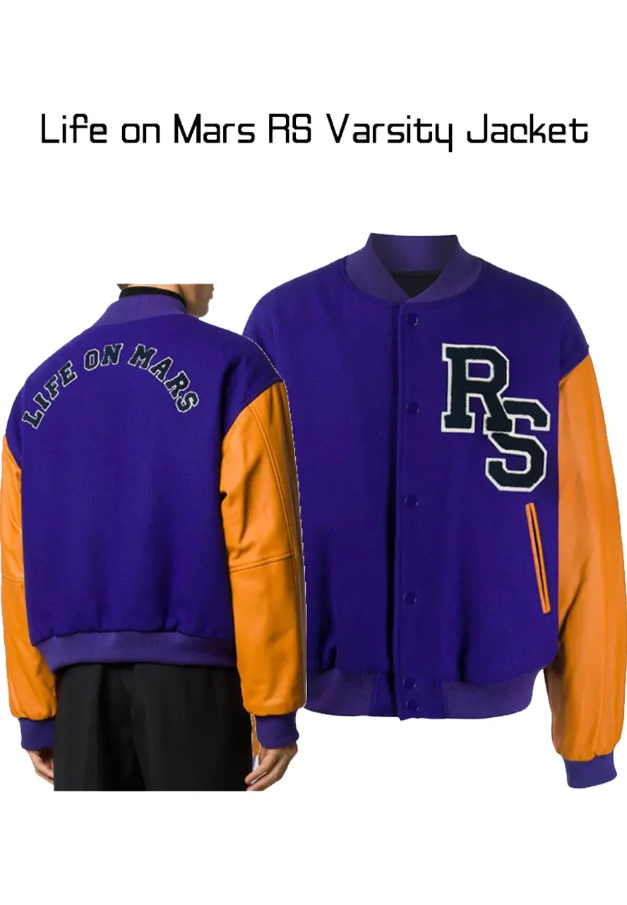 Life on Mars RS Letterman Varsity Jacket Life on Mars RS Letterman Varsity Jacket - Image 6