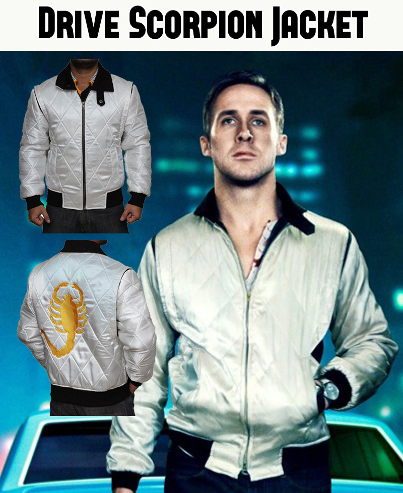 Drive Movie Ryan Gosling Scorpion Jacket ryan gosling drive scorpion jacket.