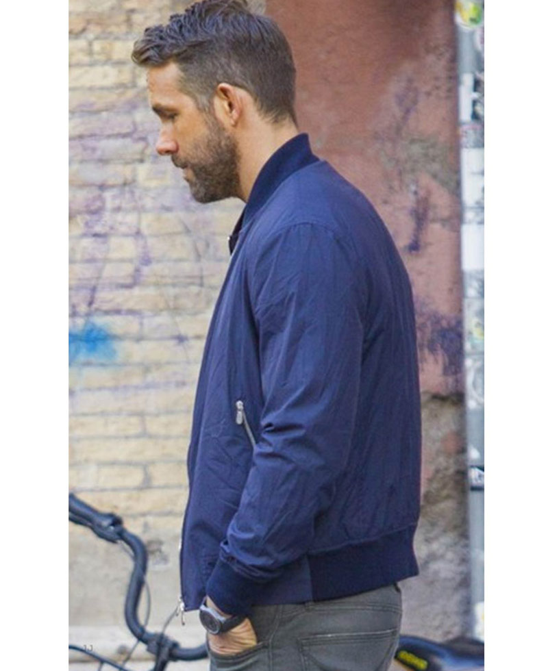 Ryan Reynolds 6 Underground Blue Jacket Ryan Reynolds 6 Underground Blue Jacket - Image 3