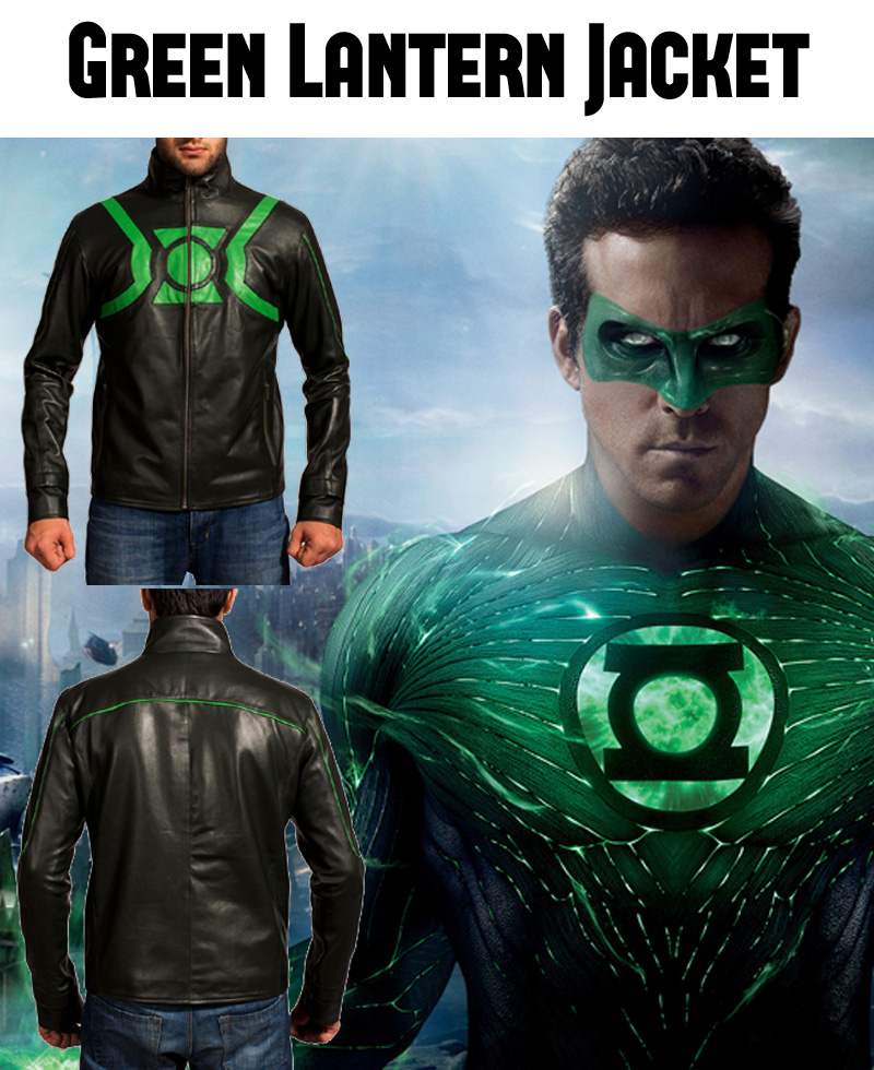 Ryan Reynolds Green Lantern Leather Jacket Ryan Reynolds Green Lantern Leather Jacket - Image 7