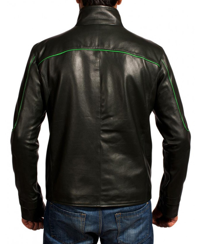 Ryan Reynolds Green Lantern Leather Jacket Ryan Reynolds Green Lantern Leather Jacket - Image 2