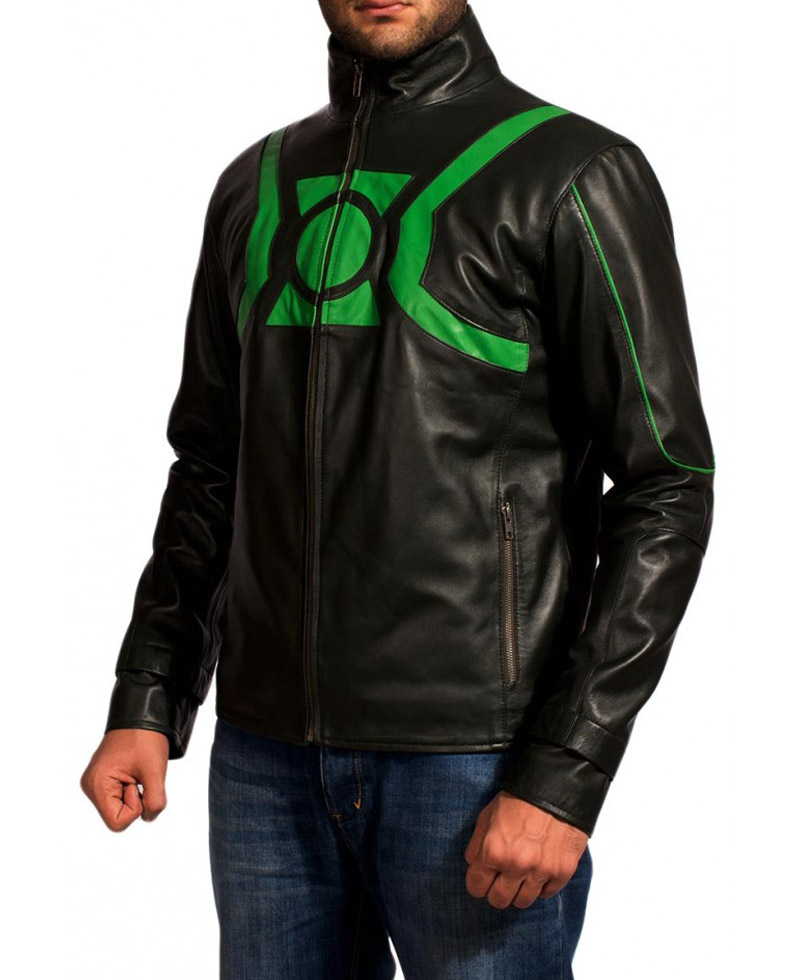 Ryan Reynolds Green Lantern Leather Jacket Ryan Reynolds Green Lantern Leather Jacket - Image 3