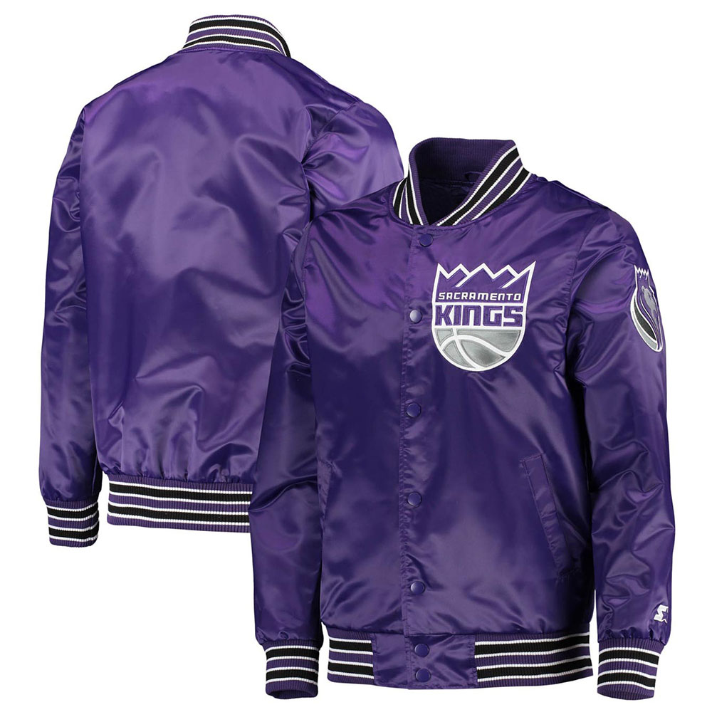 Sacramento Kings Classic Purple Jacket Sacramento Kings Classic Purple Jacket - Image 3