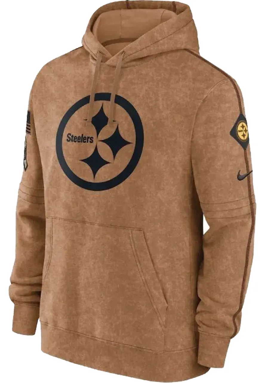 Salute to Service Steelers Brown Hoodie salute to service steelers brown hoodie