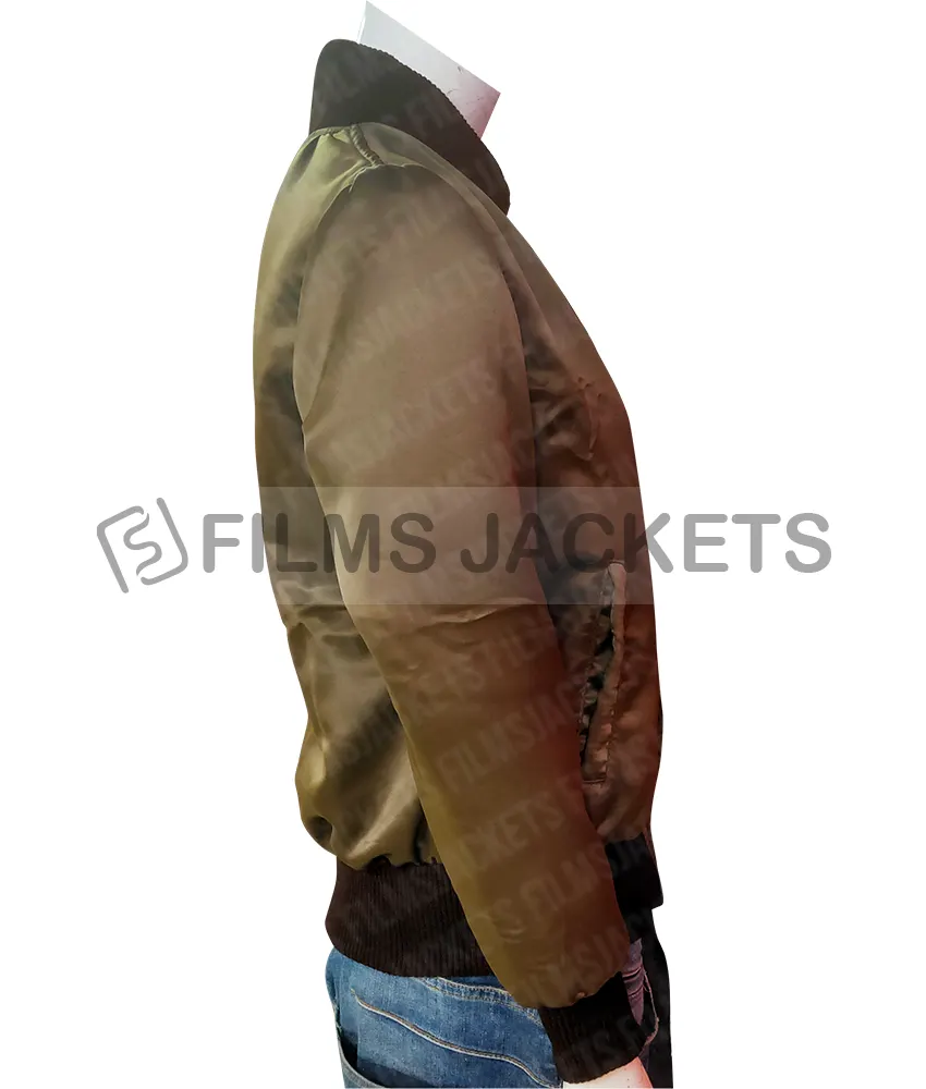 San Diego Padres Emma Stone Brown Jacket San Diego Padres Emma Stone Brown Jacket - Image 6