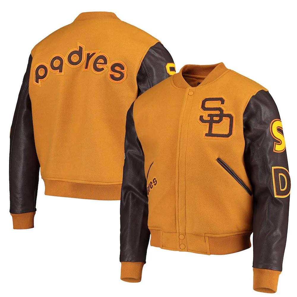 San Diego Padres Varsity Jacket San Diego Padres Varsity Jacket - Image 3