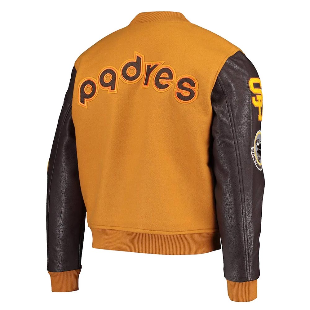 San Diego Padres Varsity Jacket San Diego Padres Varsity Jacket - Image 2