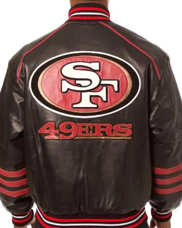 San Francisco 49ers Leather Jacket San Francisco 49ers Leather Jacket - Image 2