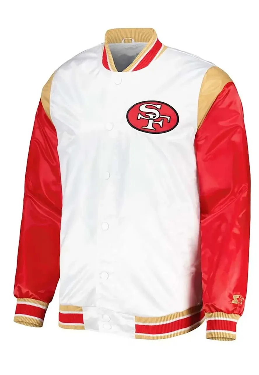 San Francisco 49ers Throwback Warm Up Jacket San Francisco 49ers Throwback Warm Up Jacket