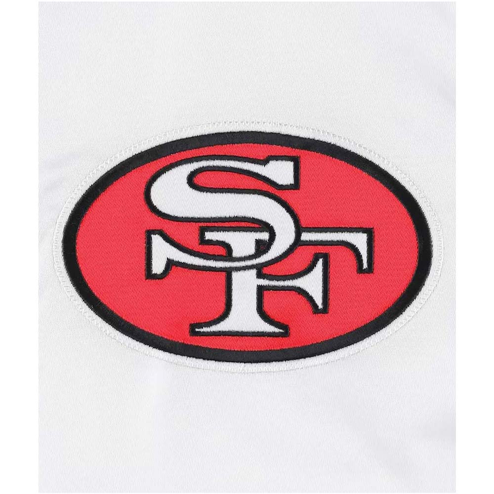San Francisco 49ers Throwback Warm Up Jacket San Francisco 49ers Throwback Warm Up Jacket - Image 3