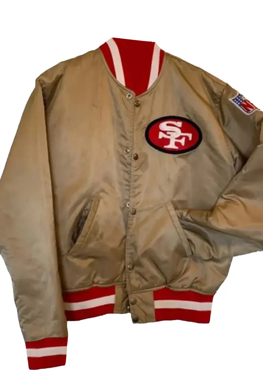 San Francisco Gold 49ers Jacket San Francisco Gold 49ers Jacket