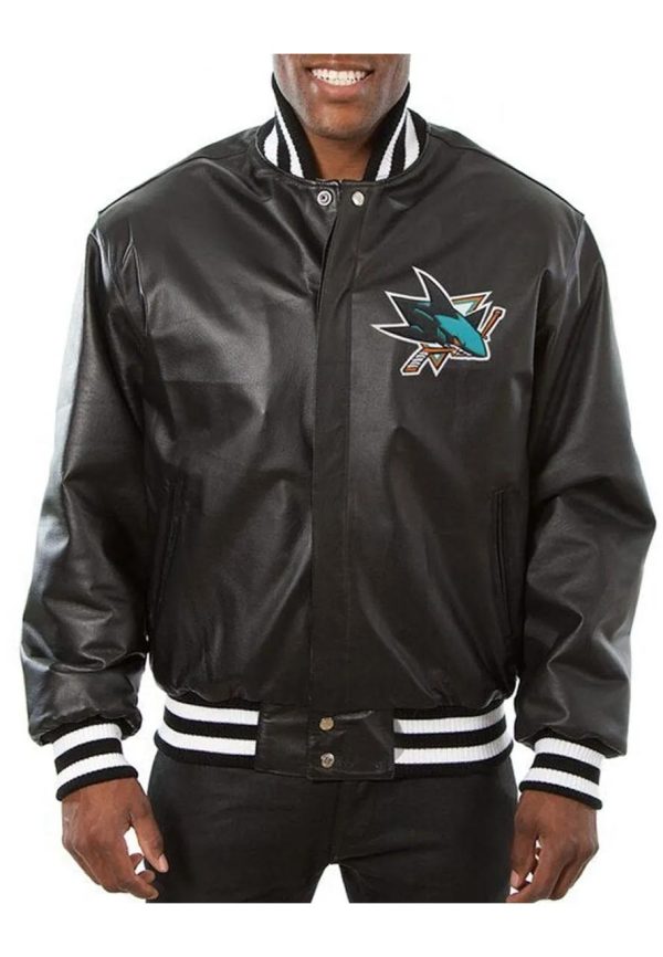 San Jose Sharks Leather Jacket