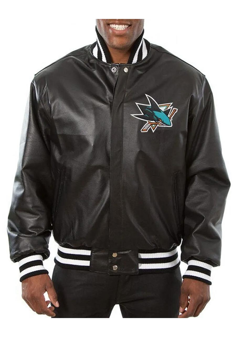 San Jose Sharks Leather Jacket San Jose Sharks Leather Jacket
