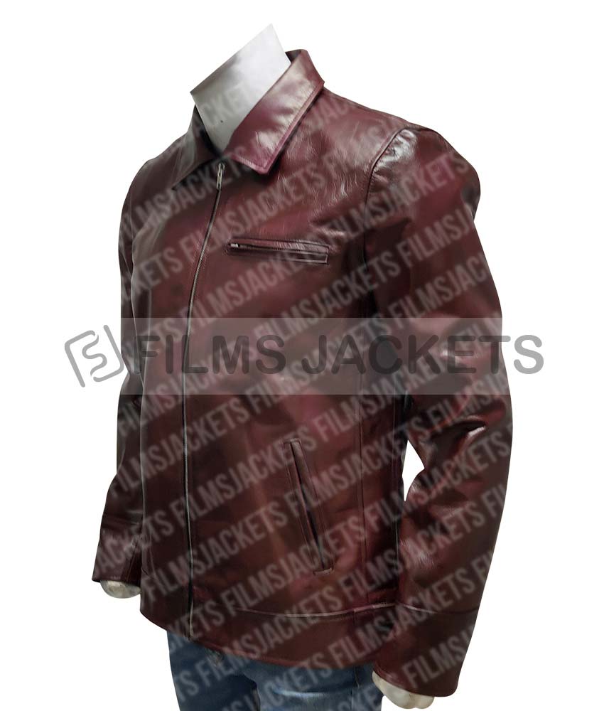 Tobey Maguire Seabiscuit Red Pollard Leather Jacket Tobey Maguire Seabiscuit Red Pollard Leather Jacket - Image 4