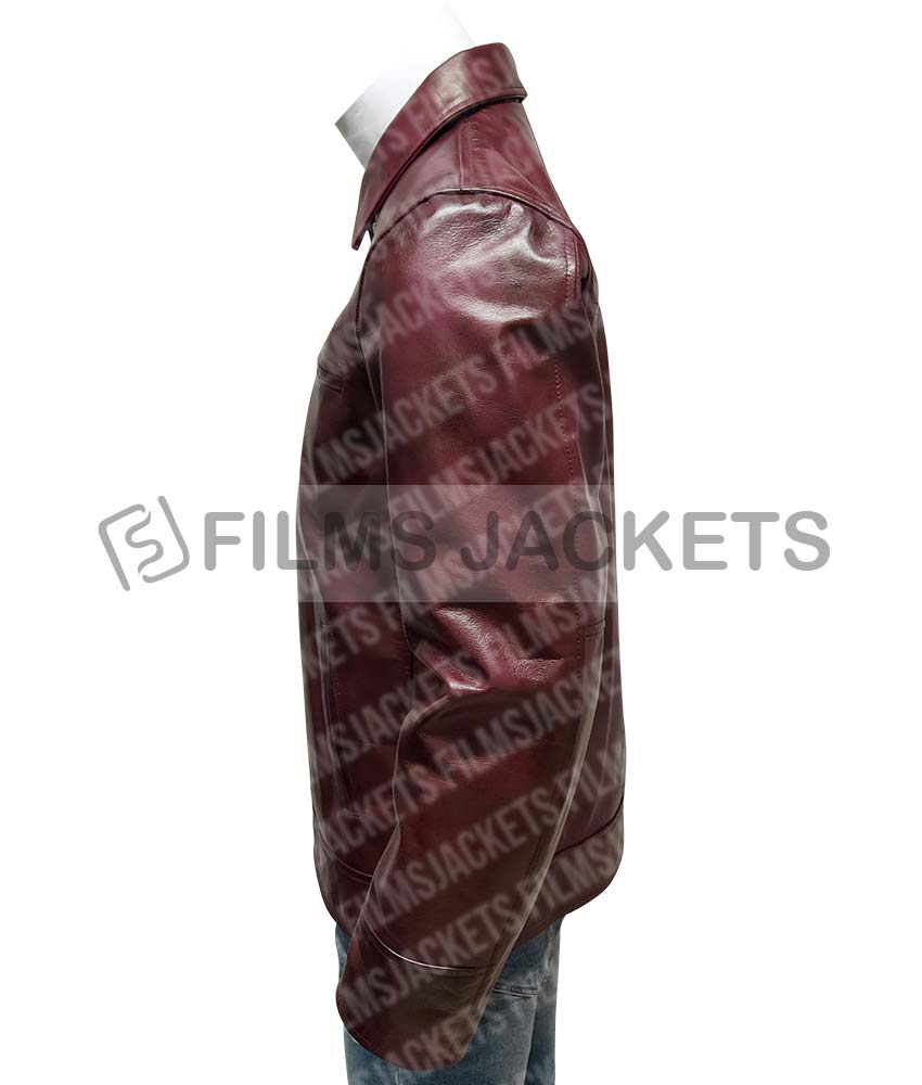 Tobey Maguire Seabiscuit Red Pollard Leather Jacket Tobey Maguire Seabiscuit Red Pollard Leather Jacket - Image 6