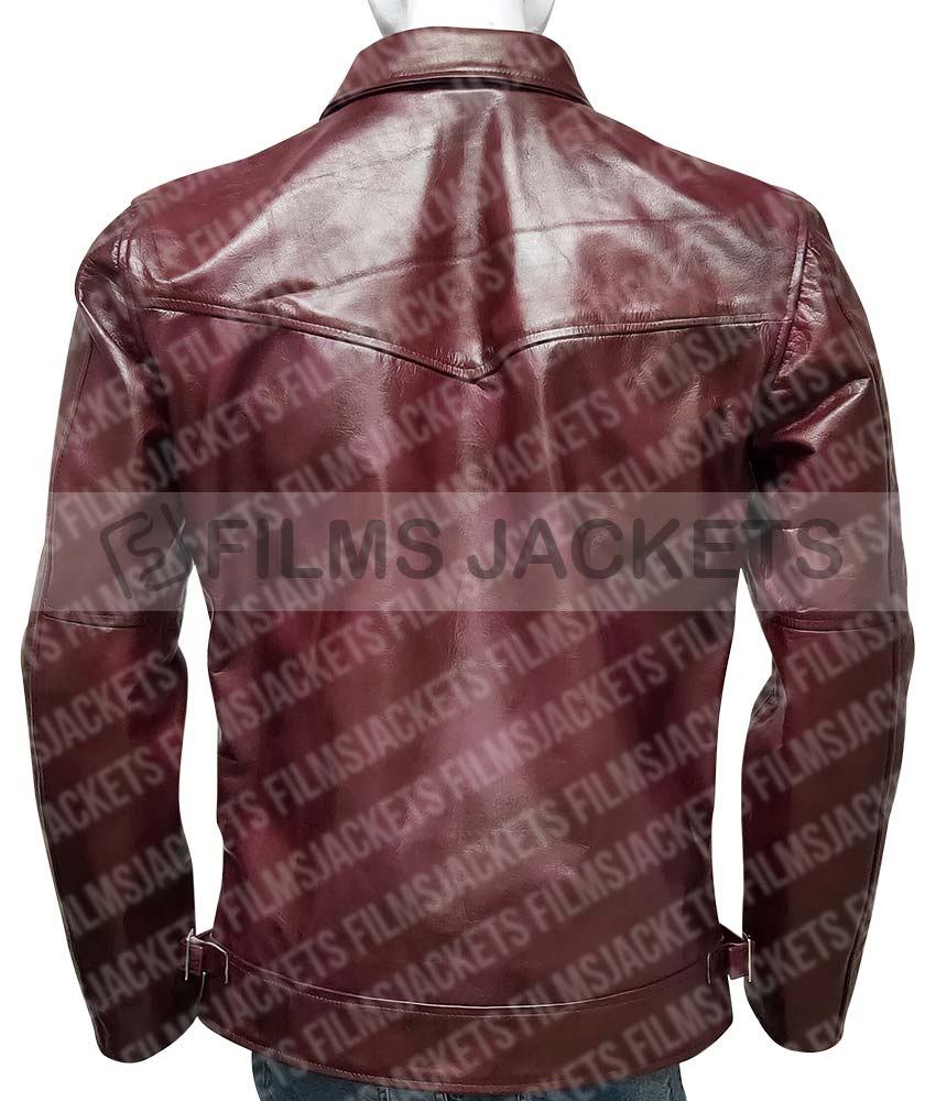 Tobey Maguire Seabiscuit Red Pollard Leather Jacket Tobey Maguire Seabiscuit Red Pollard Leather Jacket - Image 8