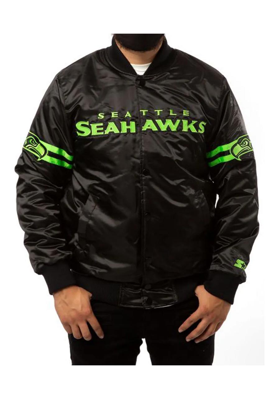 Seattle Seahawks Starter Bomber Jacket Seattle Seahawks Starter Bomber Jacket