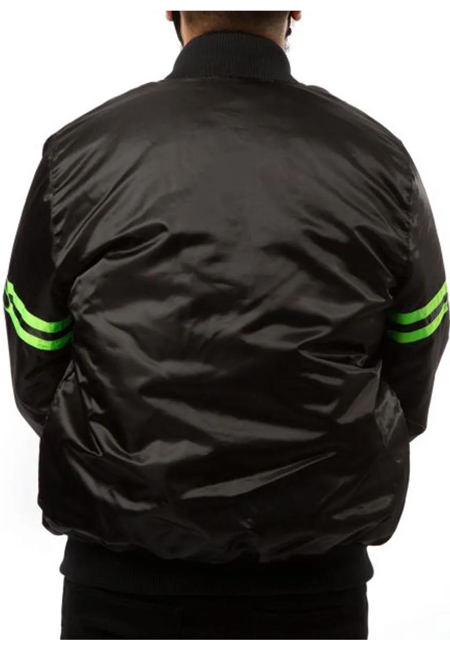 Seattle Seahawks Starter Bomber Jacket Seattle Seahawks Starter Bomber Jacket - Image 2