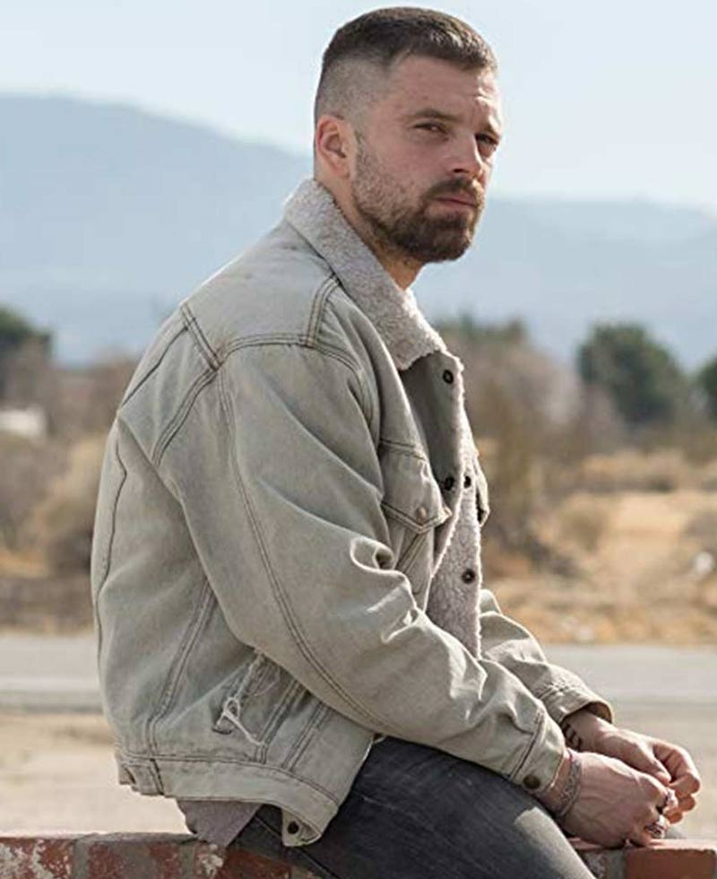 Sebastian Stan Destroyer Denim Jacket Sebastian Stan Destroyer Denim Jacket - Image 2