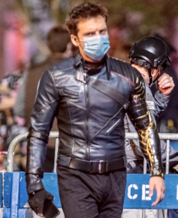 Sebastian Stan Falcon & The Winter Soldier Blue Jacket