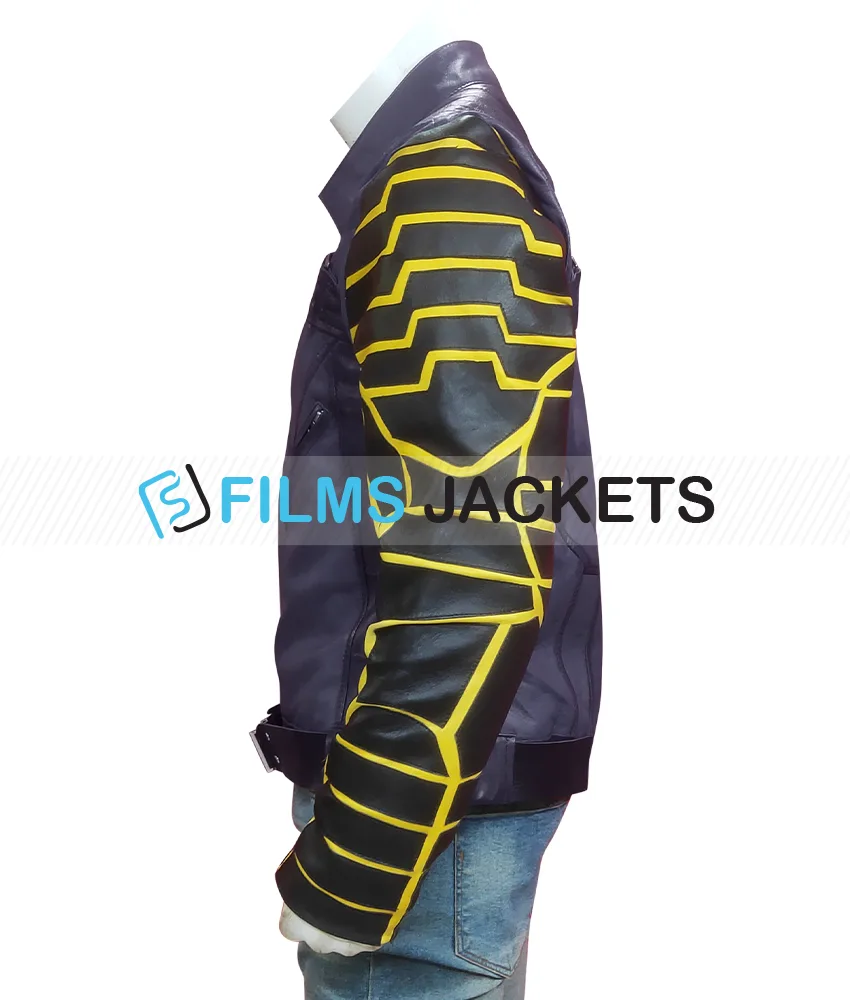 Sebastian Stan Falcon & The Winter Soldier Blue Jacket Sebastian Stan Falcon & The Winter Soldier Blue Jacket - Image 6