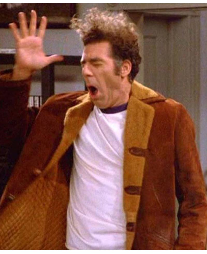 Seinfeld Michael Richards Suede Leather Jacket Seinfeld Michael Richards Suede Leather Jacket