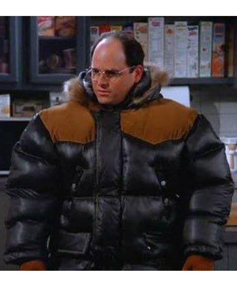 Seinfeld Jason Alexander Black Puffer Jacket Seinfeld Jason Alexander Black Puffer Jacket - Image 4