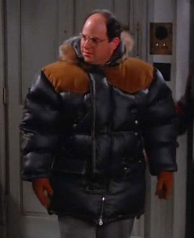 Seinfeld Jason Alexander Black Puffer Jacket Seinfeld Jason Alexander Black Puffer Jacket - Image 2