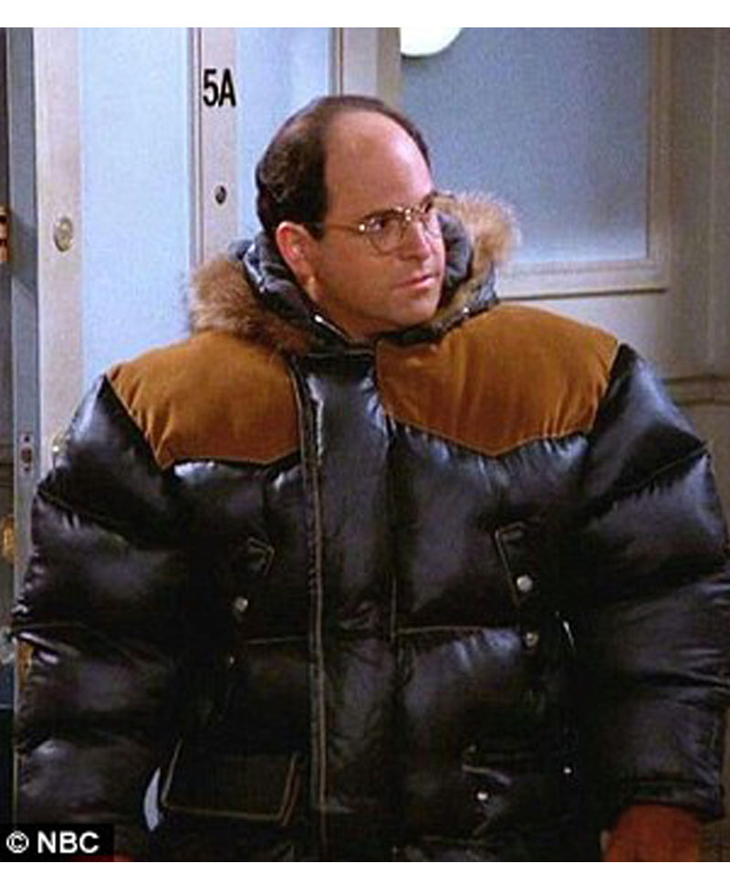Seinfeld Jason Alexander Black Puffer Jacket Seinfeld Jason Alexander Black Puffer Jacket - Image 3